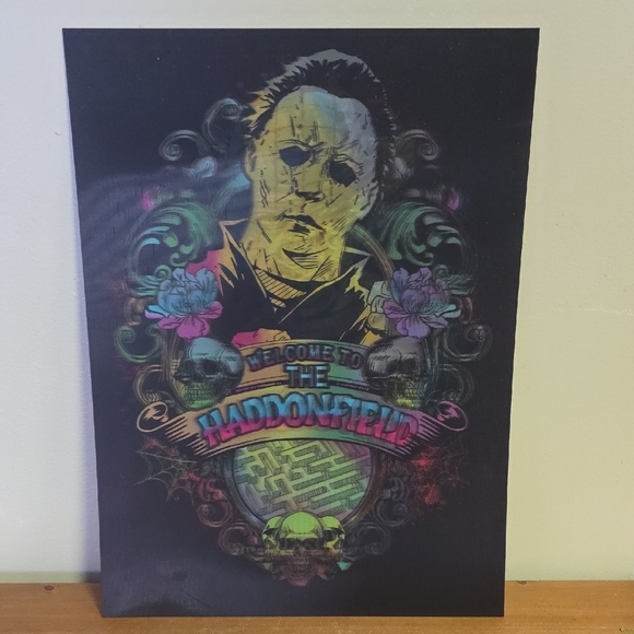 Colorful Labyrinth Skull Poster - Picture 2 of 3